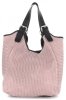 Bőr táska shopper bag Vittoria Gotti púderrózsaszín V80050